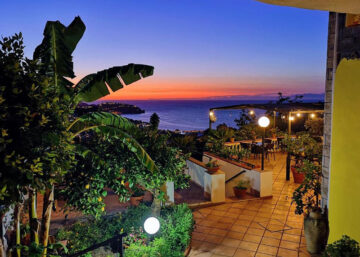I colori della sera dalla nostra terrazza - Panorama